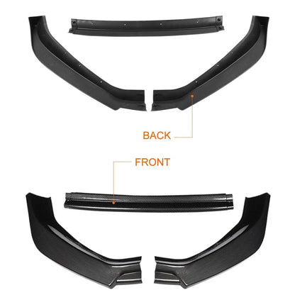Carbon Style Front Bumper Splitter Lip for VW Golf MK7.5 (2018–2021)