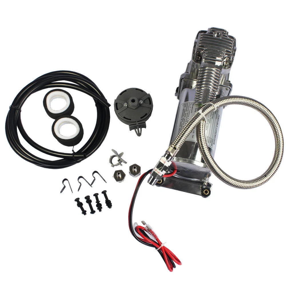 150 PSI Air Compressor for Train Horns Bag Suspension (12V)