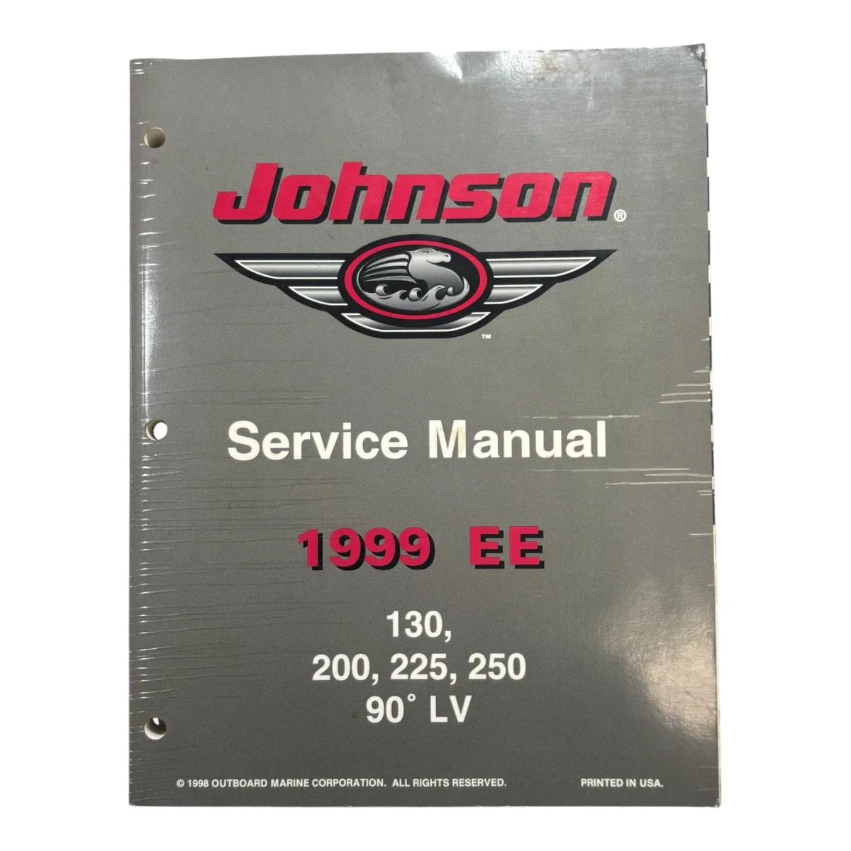 90 Degree LV Service Manual for Johnson EE 130/200/225/250 (1999)