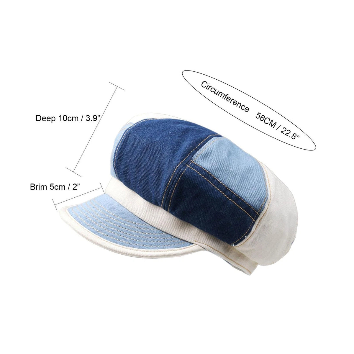 Women's Retro Peaked Ivy Newsboy Cap for Various Styles