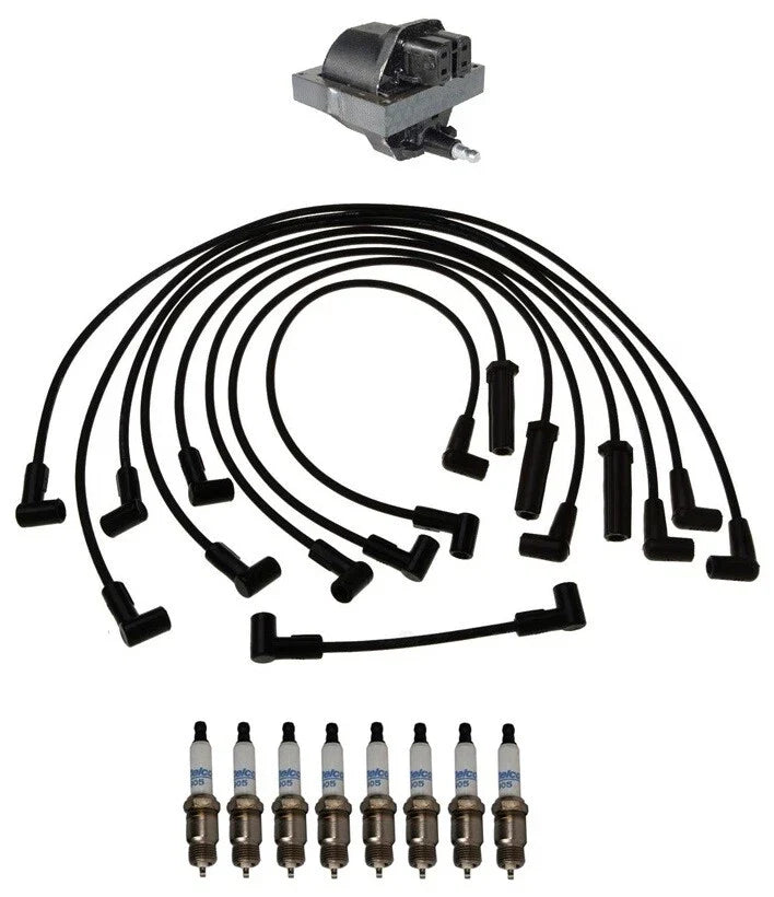 Ignition Wires & Spark Plugs Kit for Chevy Caprice V8 5.0L (1991–1996)