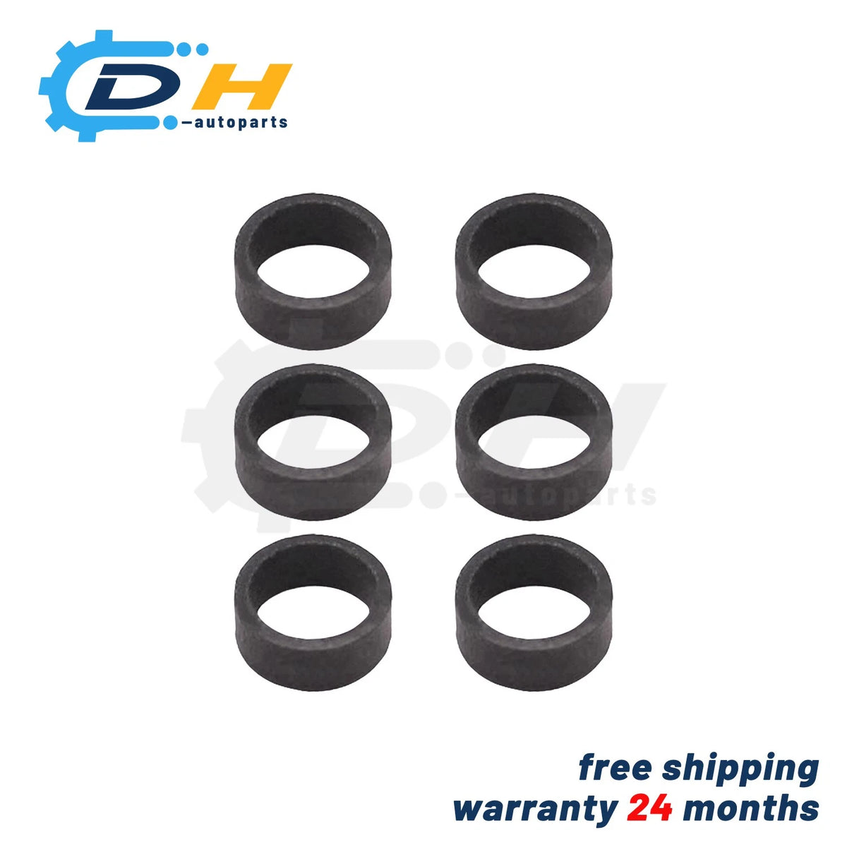 6X Fuel Injector Gasket Ring Kit for BMW 335i 340i 528i (2007–2019) 13537591006