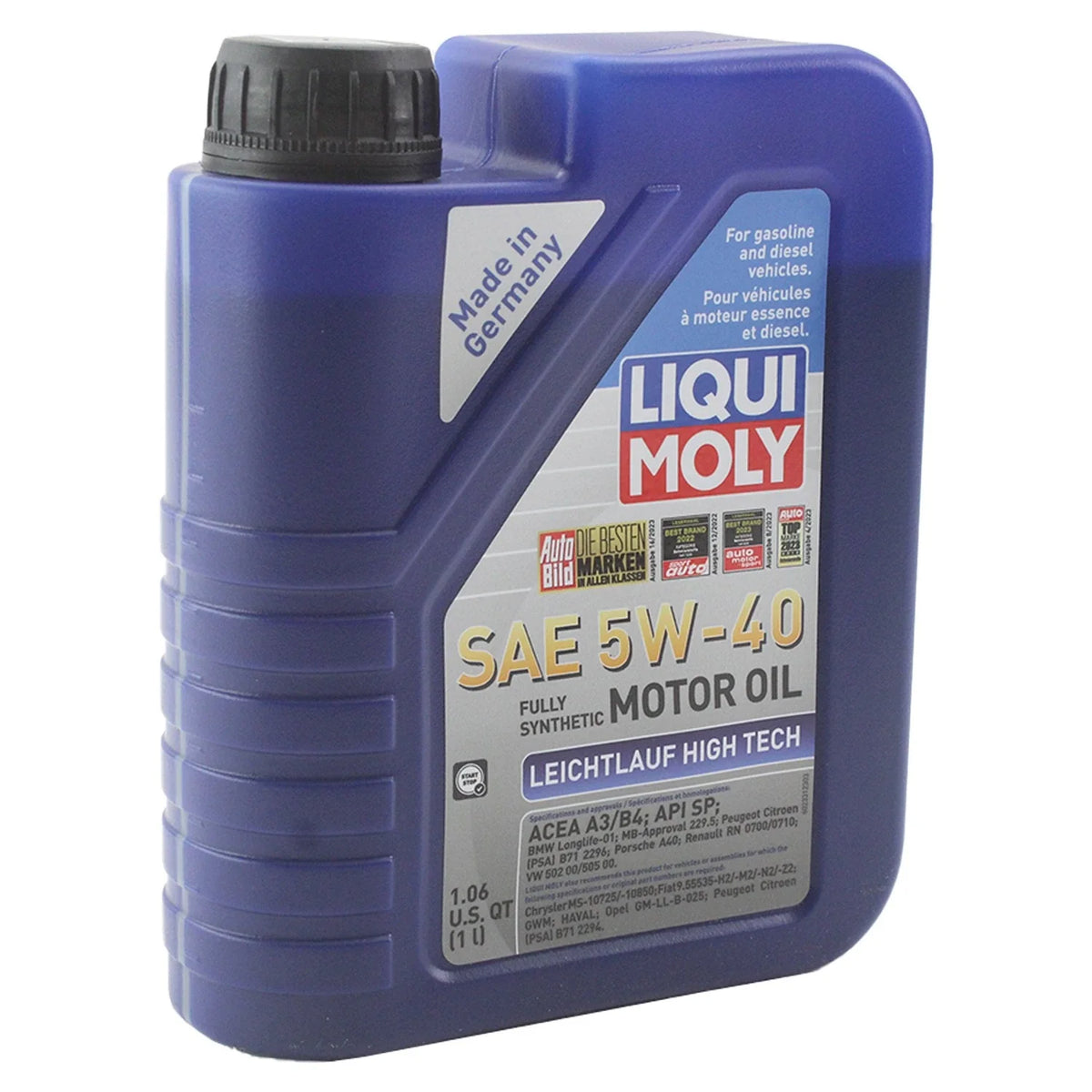 Oil Change Kit for Audi V8 4.2L (2003–2009) - 8L Liqui Moly 5W40, Hengst