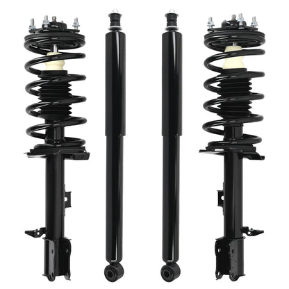 Set of 4 Struts w/Coil Spring for Mazda Tribute (2001–2006) 171593 344356