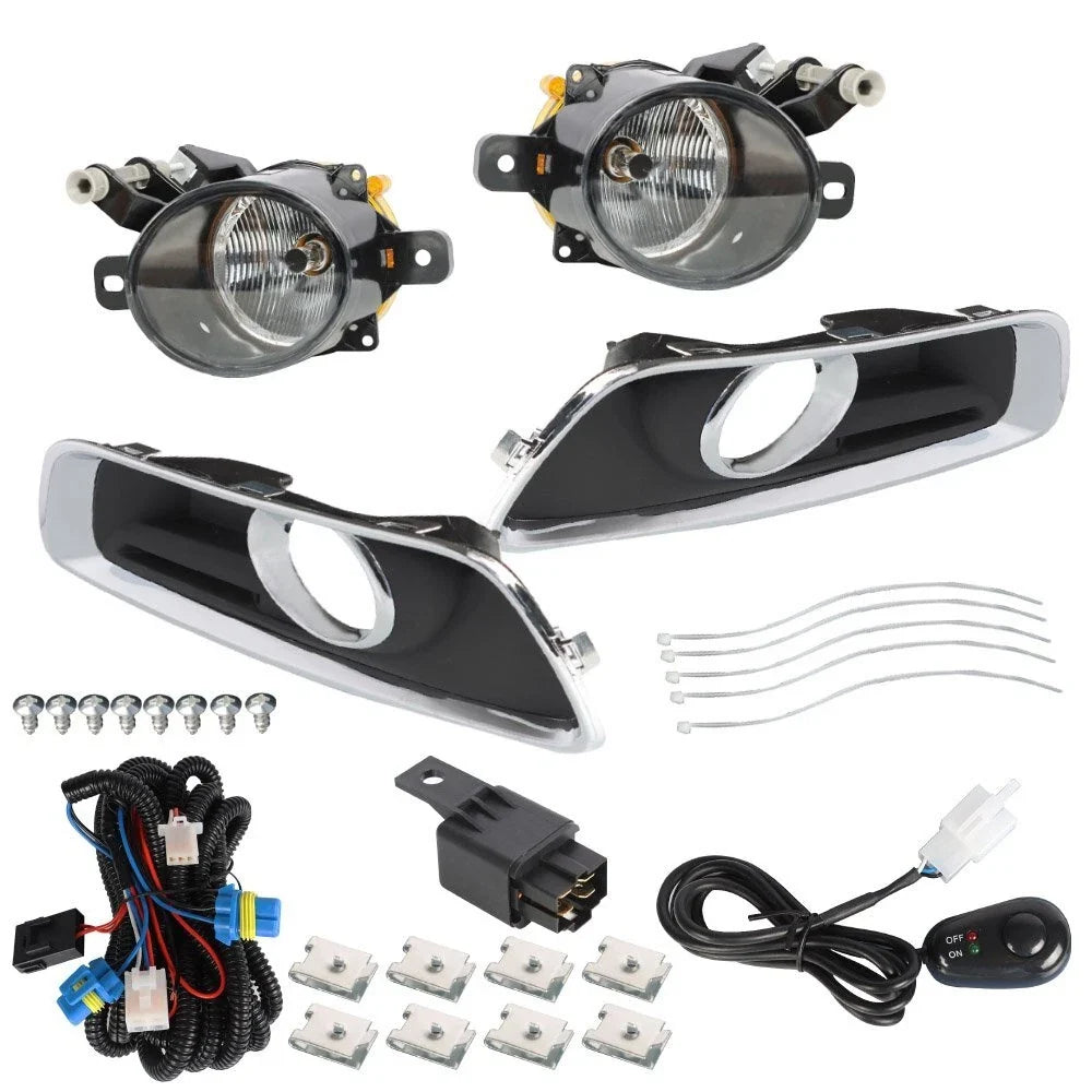 Fog Light Covers for Chevrolet Malibu (2013–2015) Black
