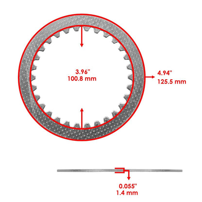 Clutch Friction Kit w/ Steel Plates for Honda CRF250L (2013–2020) FP190A2008MD