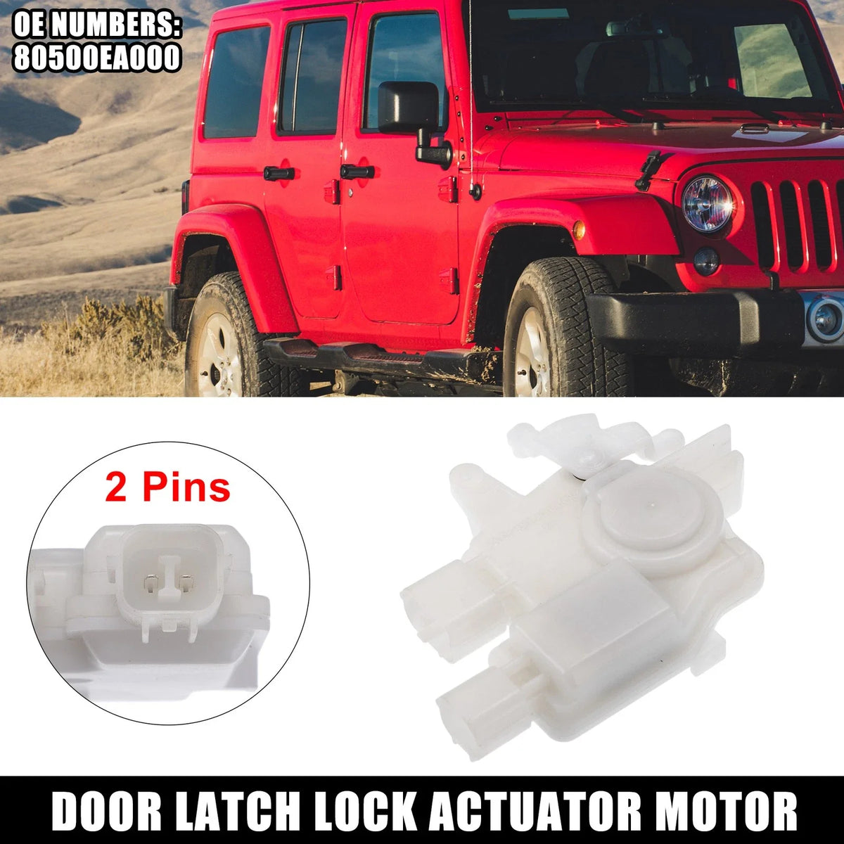 Front Right Door Latch Lock Actuator Motor for Nissan Frontier (2005–2023) No. 80500EA000