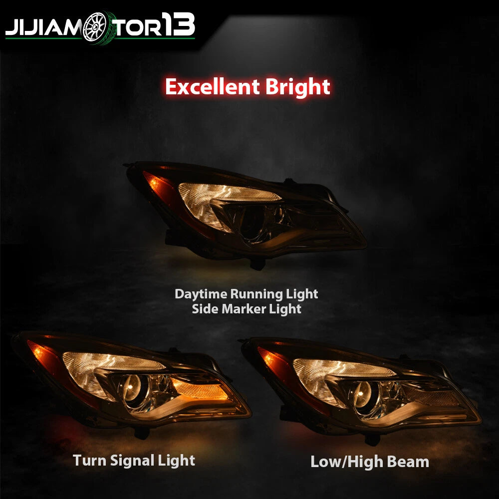 Right Headlight for Buick Regal (2014–2017) J-02HLA6245AWTR, 13409902