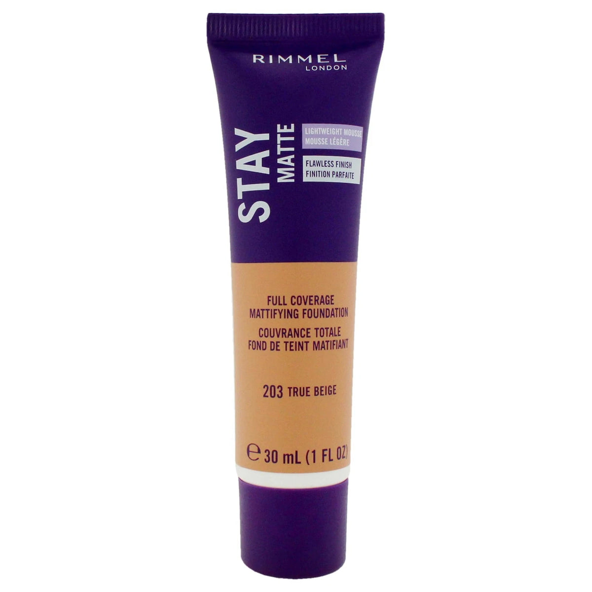 Rimmel Stay Matte Liquid Mousse Foundation True Beige Oil Free 1 Fl Oz