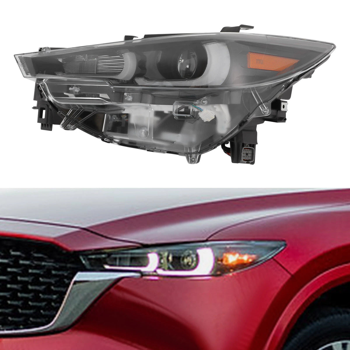 Full LED Headlight Assembly for Mazda CX-5 (2022–2023) KSD6-51040
