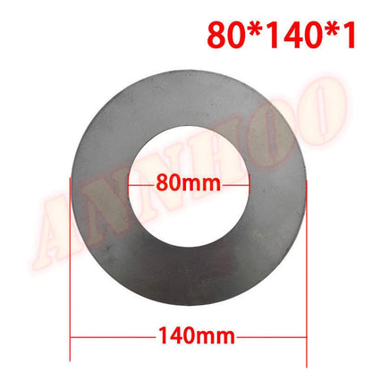2x Bucket Pin Shim 80x140x1 mm for Komatsu PC200 PC210 PC240 PC270 PC280 PC290