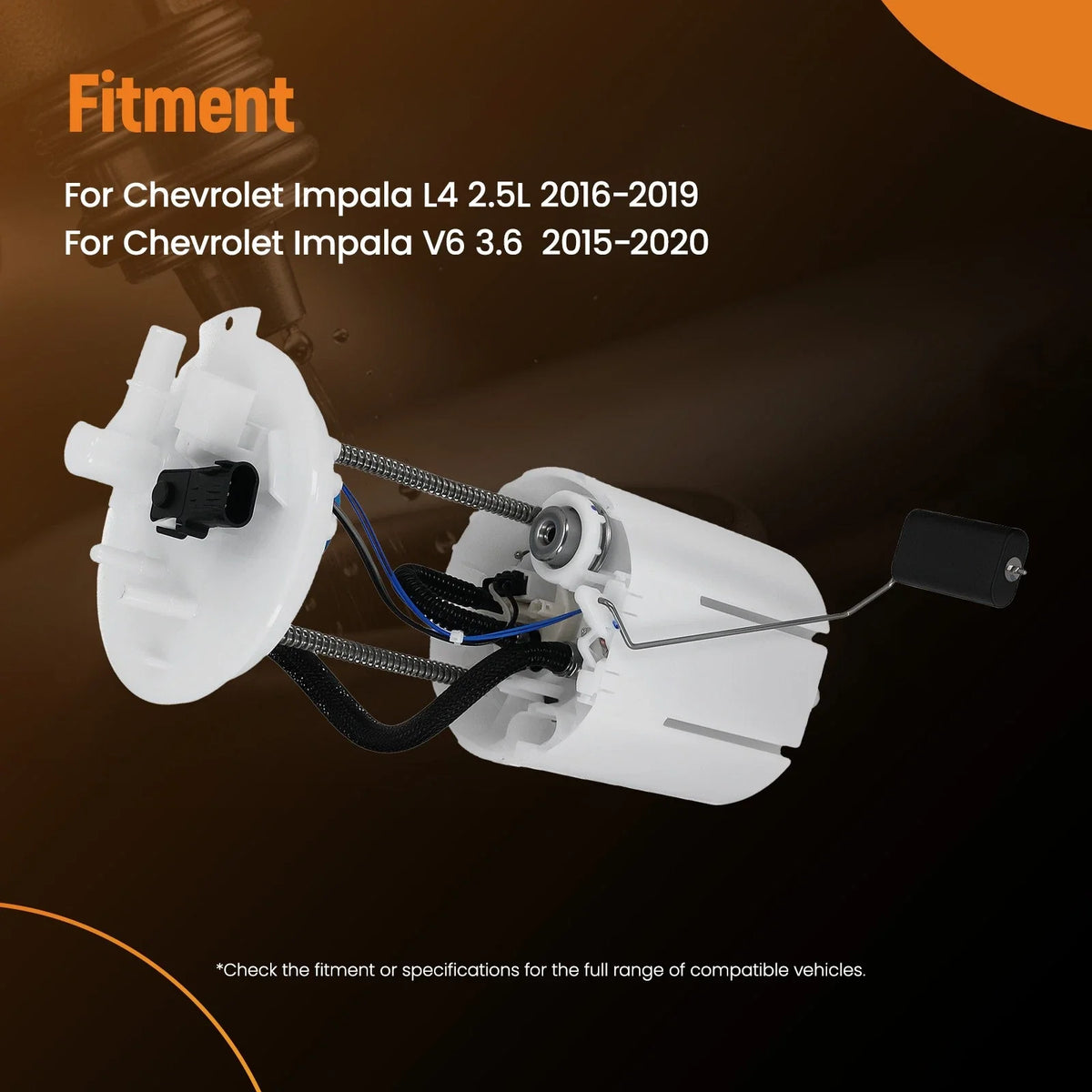 Electric Fuel Pump Assembly for Chevrolet Impala (2015–2020) 2.5L 3.6L