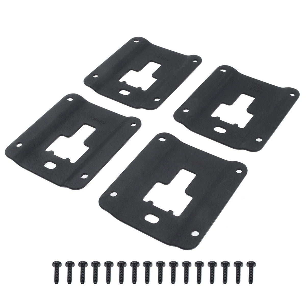 Set of 4 Truck Bed Cleats Tie Down Interface Plates for Ford F-150 (FL3Z-9928408-AB, FL3Z9928408AB)