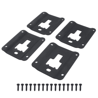 Set of 4 Truck Bed Cleats Tie Down Interface Plates for Ford F-150 (FL3Z-9928408-AB, FL3Z9928408AB)