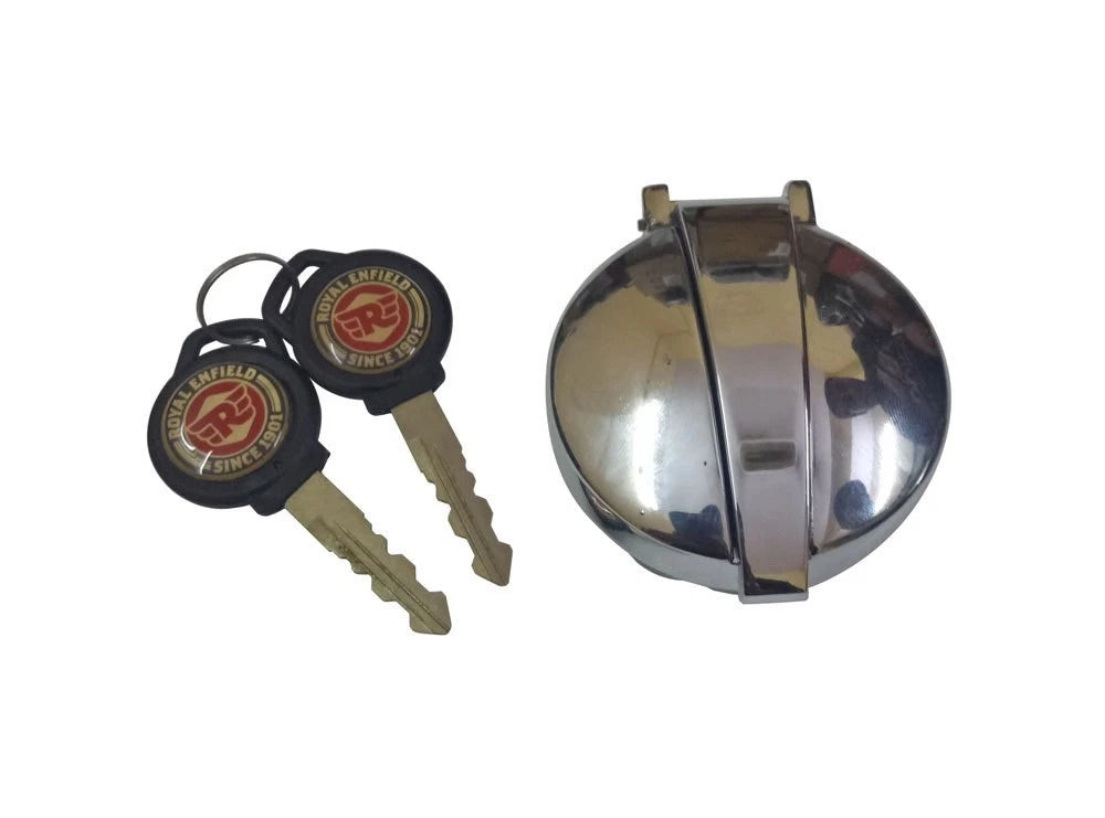 Fuel Tank Cap with Keys Pair for Royal Enfield Continental GT 535 (RK888398)