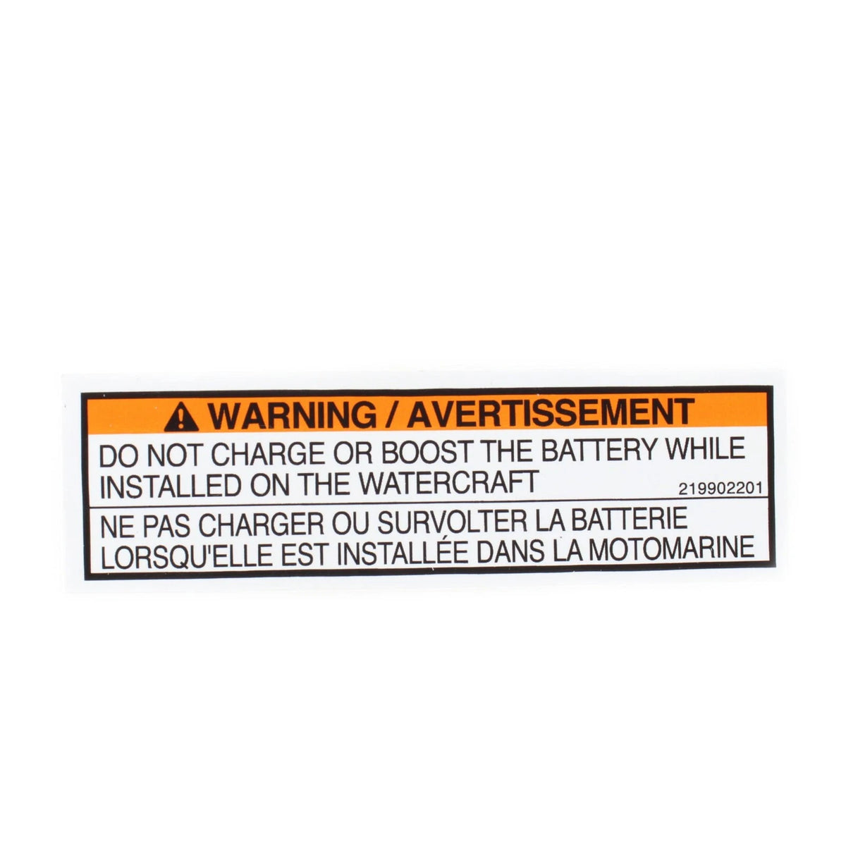 Warning Label for Sea-Doo (219902201)