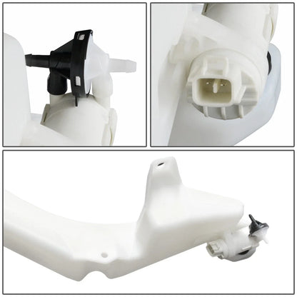 Windshield Washer Fluid Reservoir Tank Bottle w/ Cap + Pump for Honda CR-V (2012)