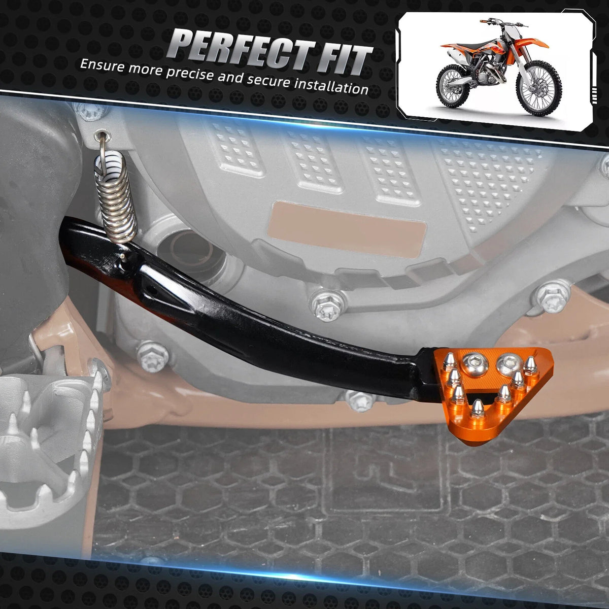 Forged Brake Pedal Gear Shift Lever for KTM 250 300 SX XC (2023–2024)
