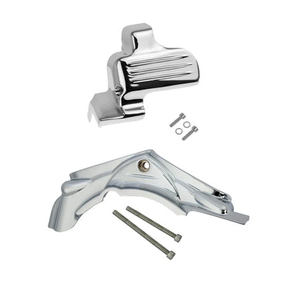 Cylinder Base Side Cover & Starter Cover for Harley Touring (2007–2016) Dyna (2006–2017)