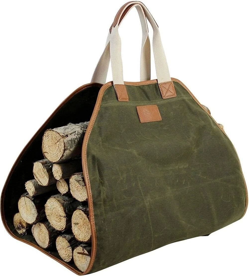 Firewood Carrier for Firewood (Heavy Duty Green)