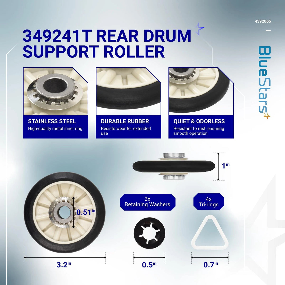 Dryer 92.25" x 0.25" for BlueStars (No Part Numbers Available)