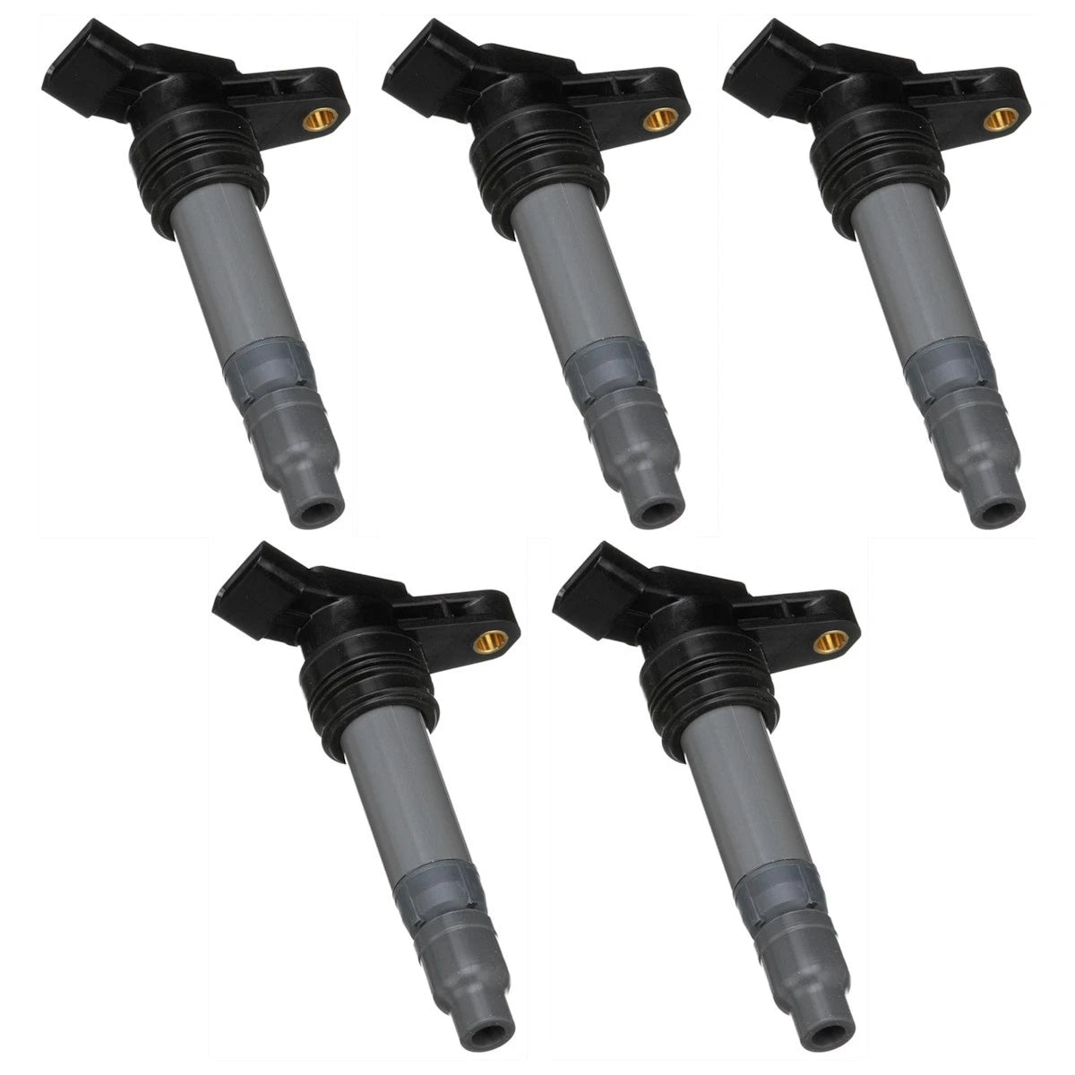 Set of 5 Ignition Coils for Volvo S60 XC60 V60 S80 XC70 XC90 LR2 (2007–2016)