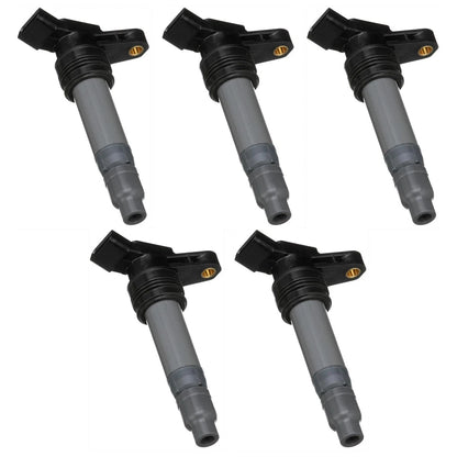 Set of 5 Ignition Coils for Volvo S60 XC60 V60 S80 XC70 XC90 LR2 (2007–2016)