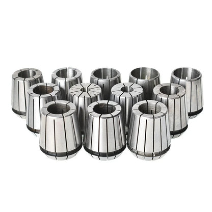 Set of 12 Spring Collets for ER40 (Compatible with Various Models)