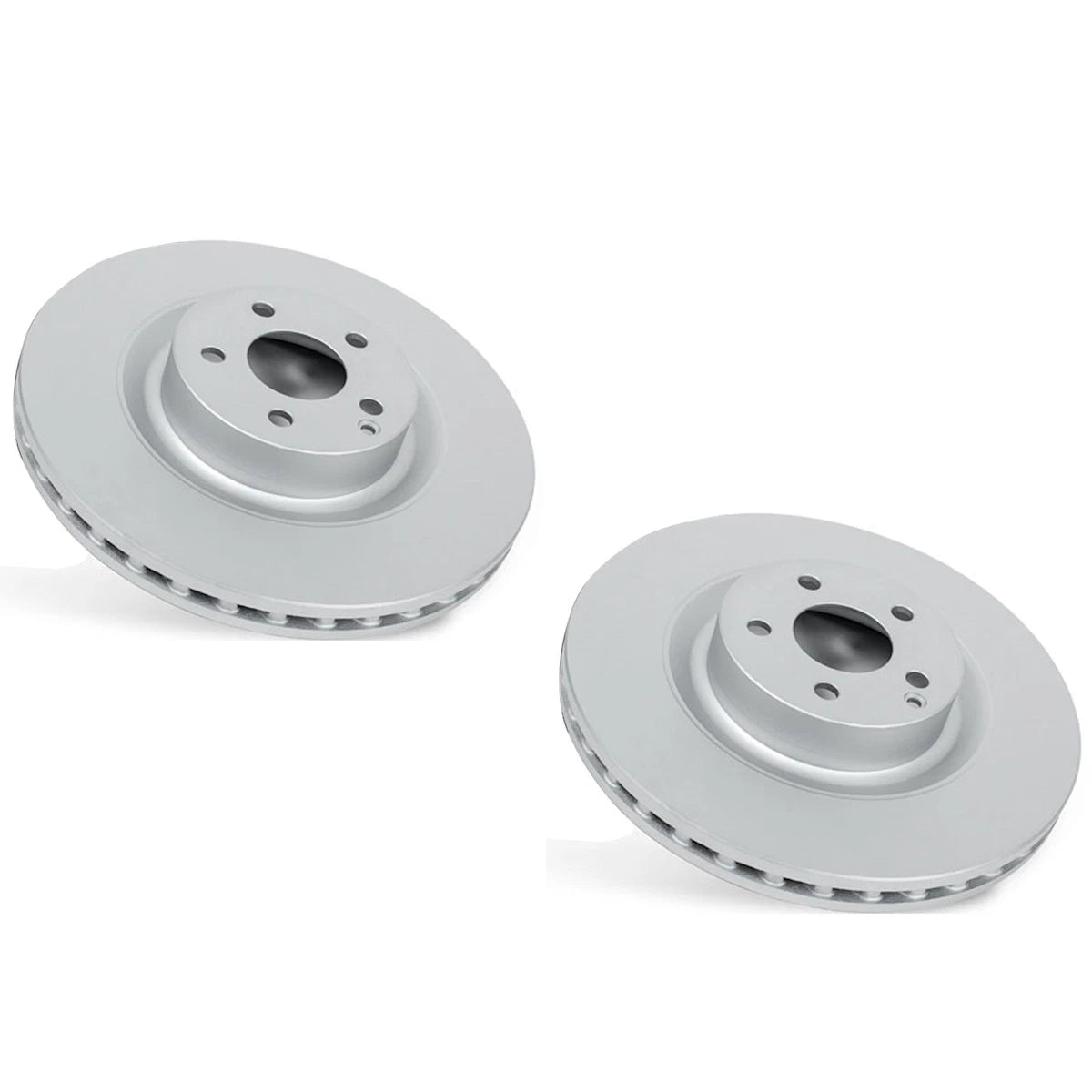 Set of 2 Powerstop Brake Discs Rear for Volvo S90 S60 V60 (2016–2024)