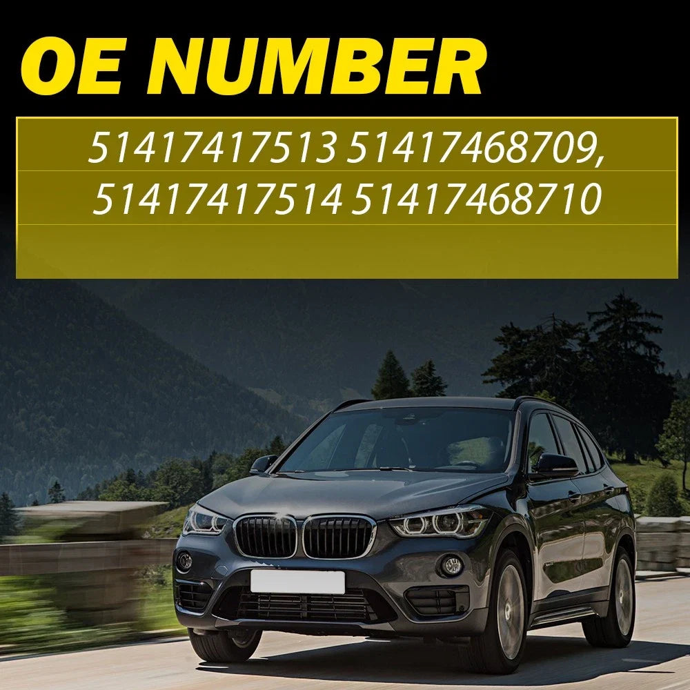 2X Inner Door Handle Pull Panel Cover Trim for BMW X1 (2016–2020)