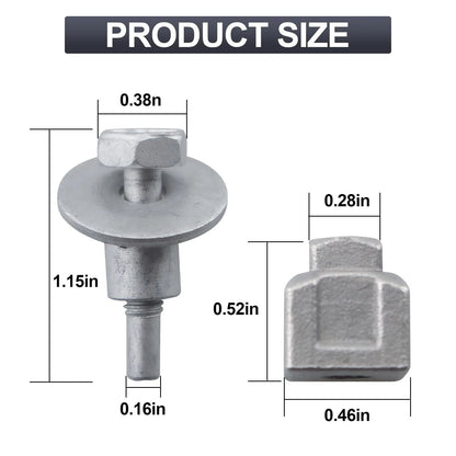 Screw Man Engine Air Filter Box Bolt Washer & Nut for M8 or 1/4-20