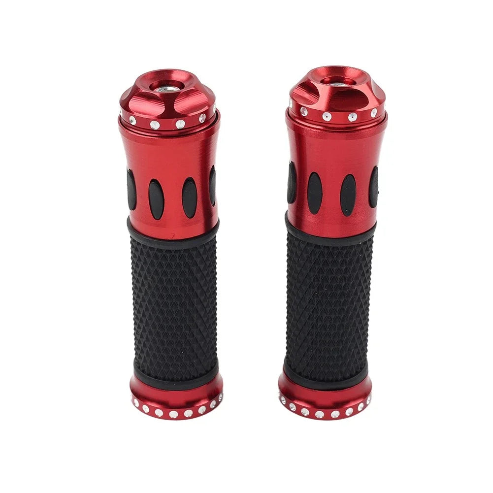 7/8" Motorcycle Handlebar Grips for Honda Yamaha Suzuki (Fit All Models)