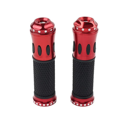 7/8" Motorcycle Handlebar Grips for Honda Yamaha Suzuki (Fit All Models)