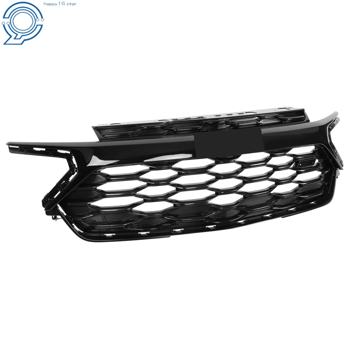 Painted Upper Radiator Grille Gloss Black for Chevrolet Trailblazer RS (2024–2026)