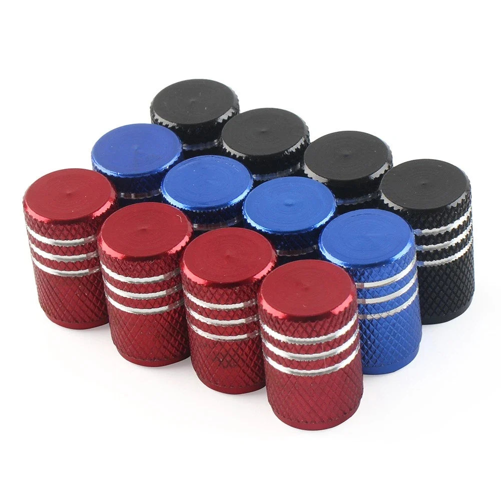 Set of 4 Tire Valve Stems Caps for Universal Vehicles (2010–2023)