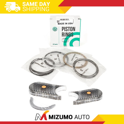 Piston Rings & Main Rod Bearings for Chrysler Dodge 2.7 (1998–2010) MA-9761277900, SWC10001, 2M4946, C86126, E904K