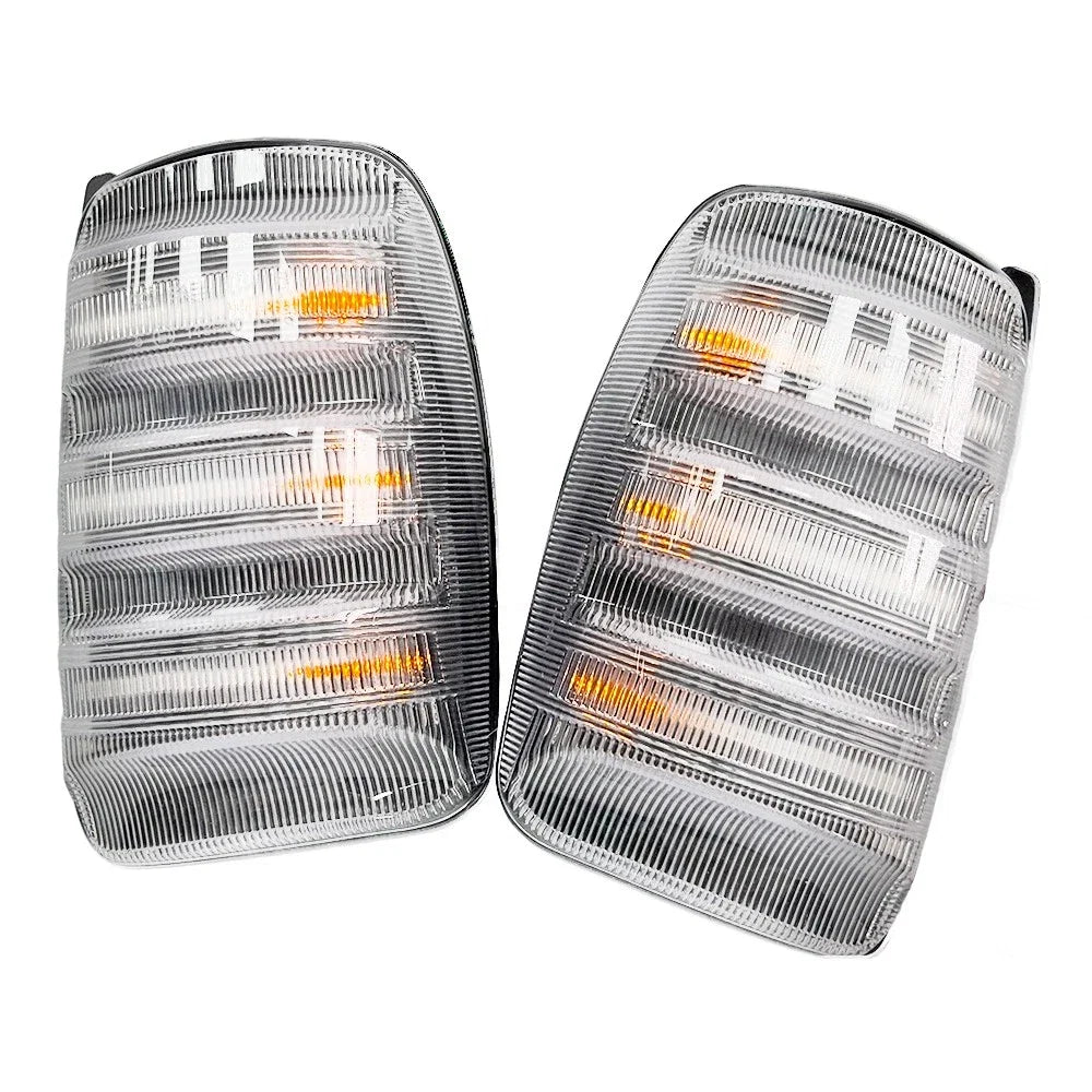 Clear Side Mirror Turn Signal Light Pair for Ford Transit 150 250 350HD (2015–2023)
