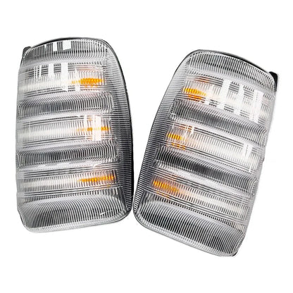 Clear Side Mirror Turn Signal Light Pair for Ford Transit 150 250 350HD (2015–2023)