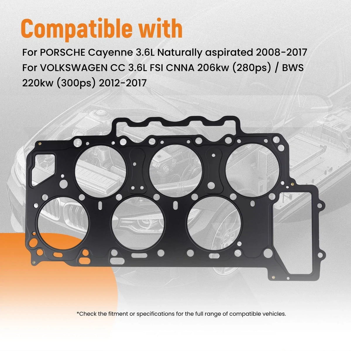 Engine Gasket Set for VW Phaeton 3.6L FSI (2009–2016) / Passat / Skoda Superb