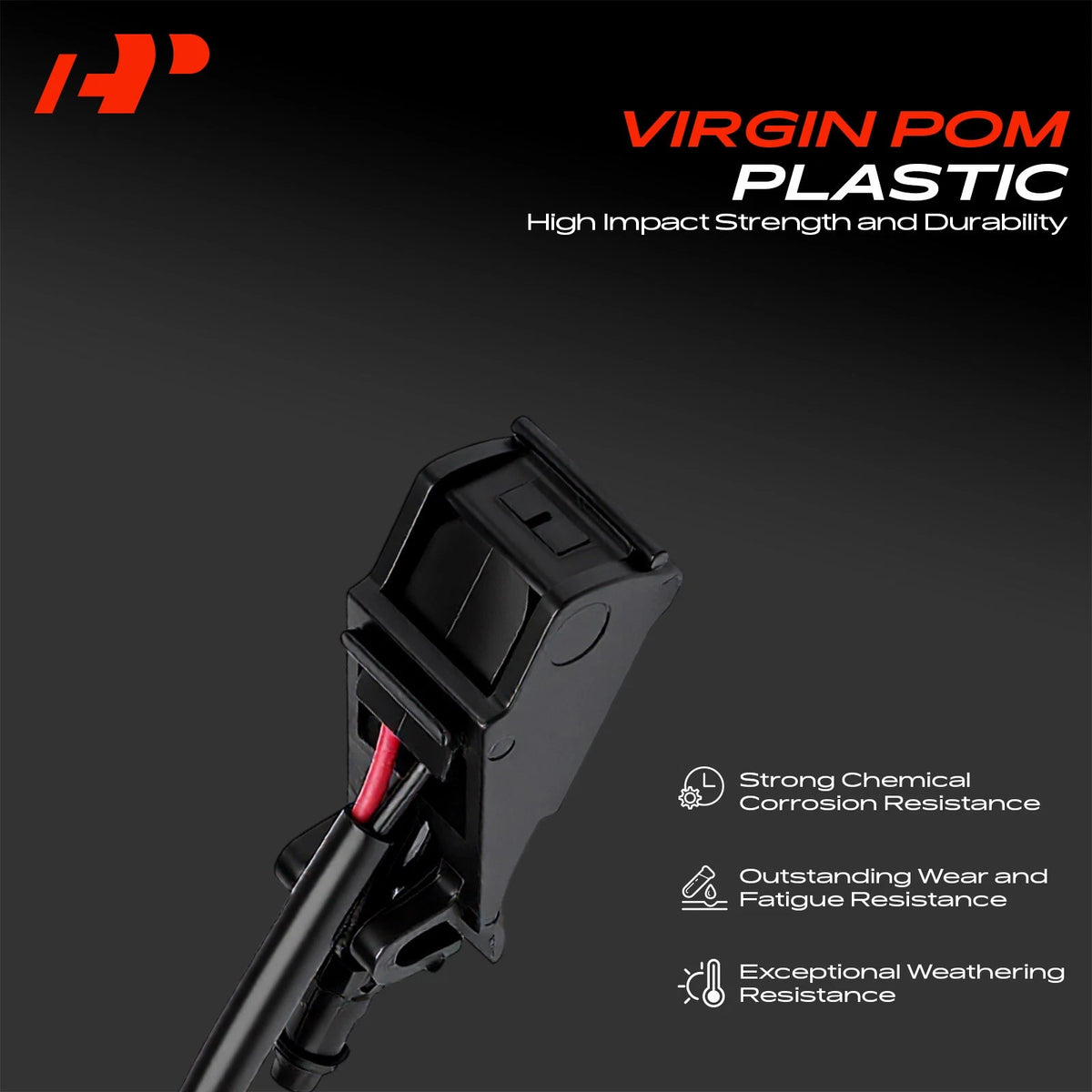 Heated Windshield Washer Nozzle for VW Jetta Passat Golf (1998–2012) 6E0955986B, 6E0955986A