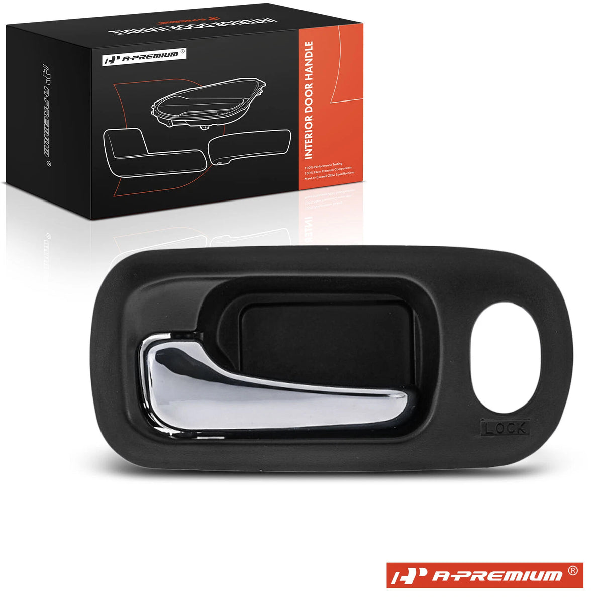 Front Left Chrome Interior Door Handle for Honda CR-V (2002–2006) 72161S9AA01ZACLBH, 92684