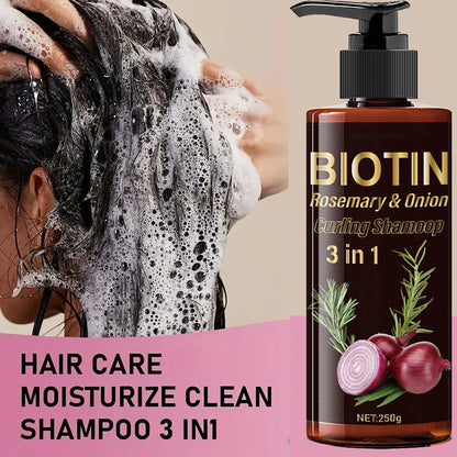 Onion Biotin Rosemary Shampoo for Hair Growth (Pack of 1)