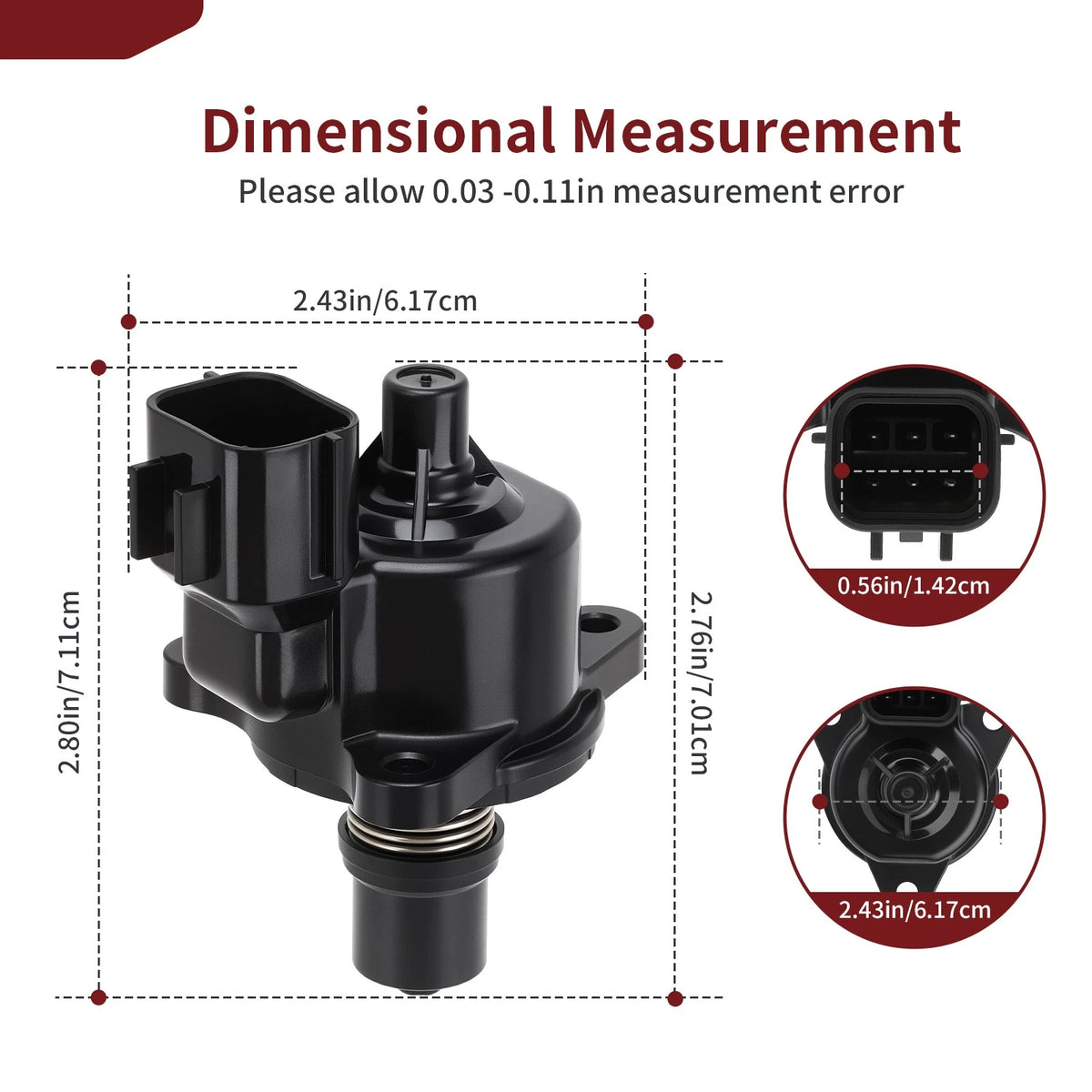 Idle Air Control Valve for Polaris Sportsman 850 XP 850 1000 (4011638, 4013313)