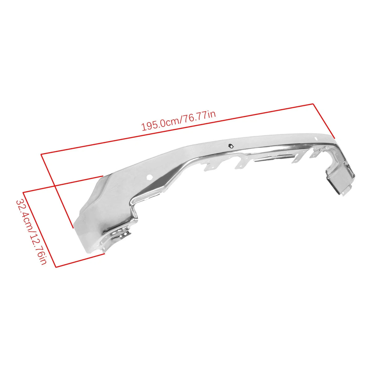 Front Bumper for GMC Sierra 1500 (2022–2025) GM1002901, Sensor Holes