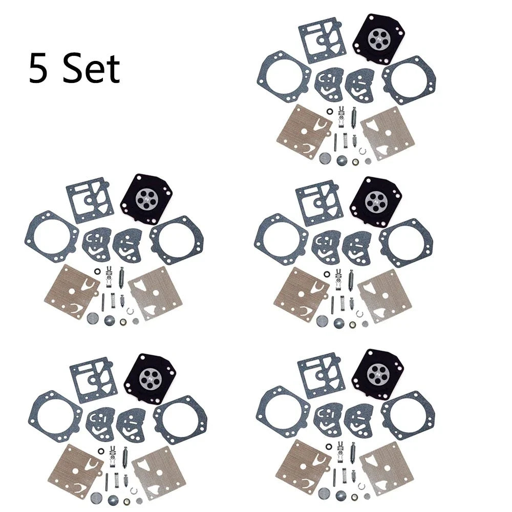 5X Carburetor Gasket Kit for Husqvarna 257 250R Poulan 2800 3300 K20-HDA