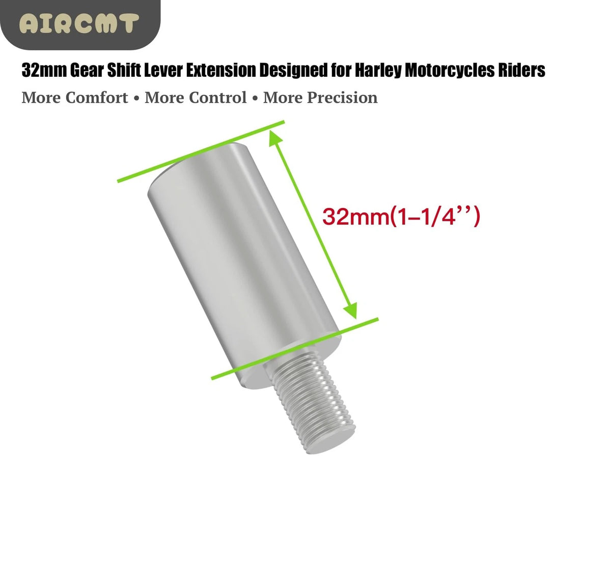 32mm Gear Shift Lever Foot Peg Extension for Harley (Fits )