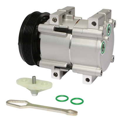 A/C Compressor with Clutch for Mercury Cougar, Ford Thunderbird, Sable, Taurus (1990–1997) - 18016553, CO101270C, F8FH19D629A