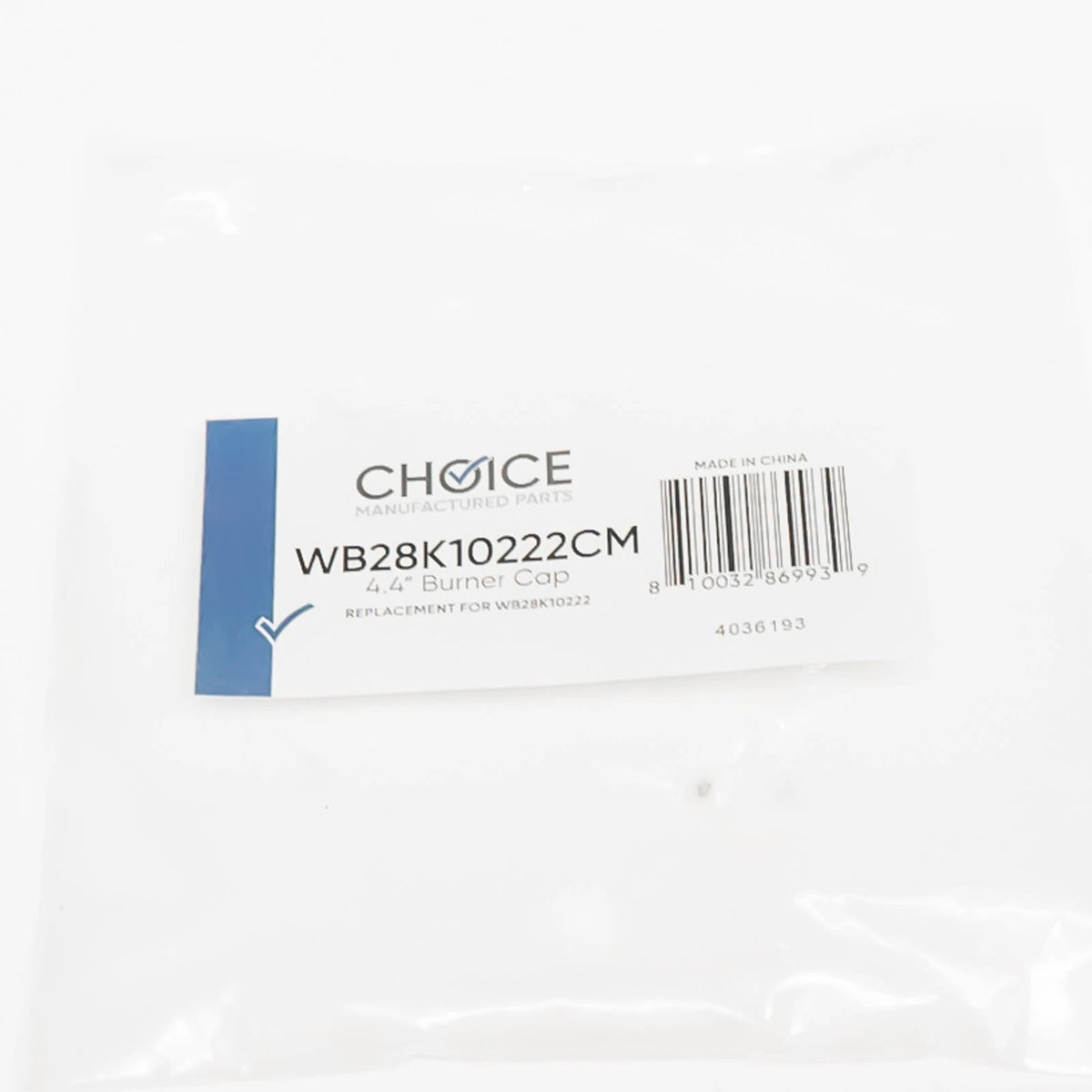 Gas Range Burner Cap for GE WB28K10222 (15K)