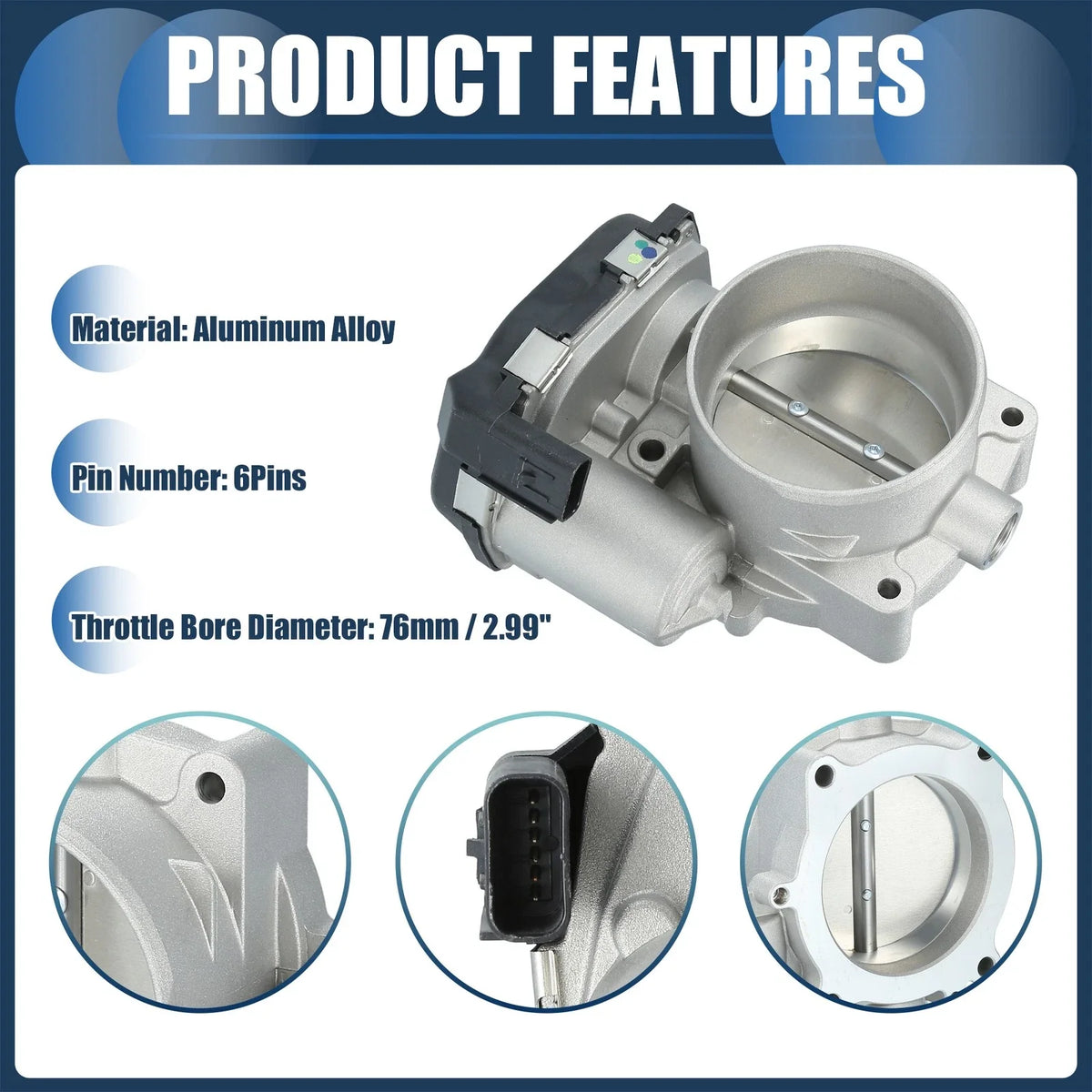 Throttle Body Actuator for Ford Explorer 4.6L V8 (2009–2010)
