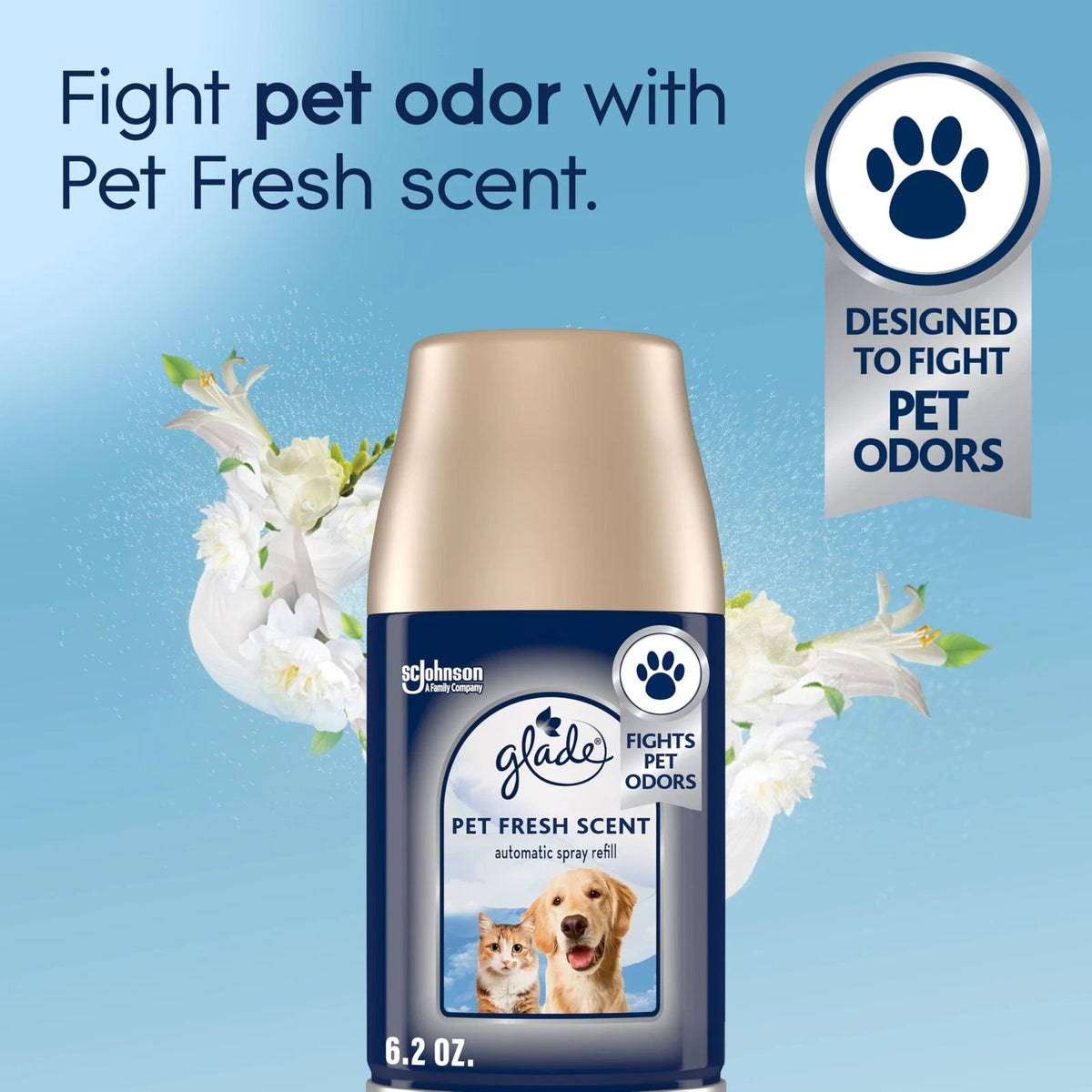 2X Glade Automatic Spray Refill for Pet Fresh Scent (6.2 Ounce)